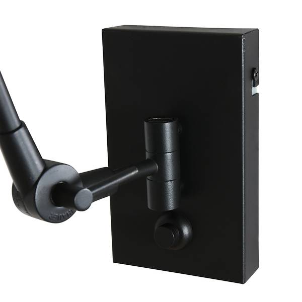Wandlamp Prestige Chic type A zwart - aluminium - 30 x 44 x 90 cm