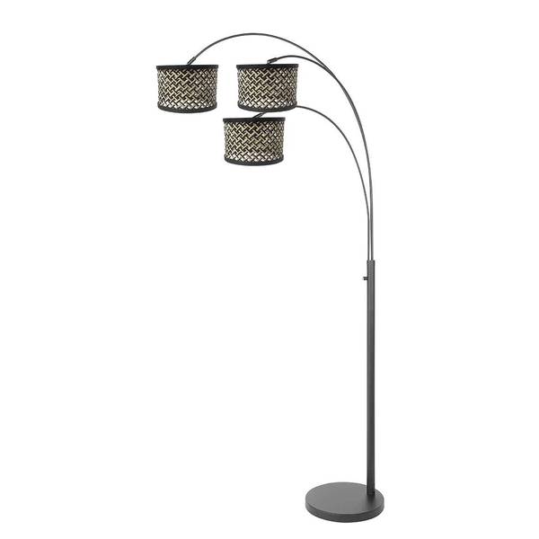 Vloerlamp Sparkled Light type D zwart - aluminium - 30 x 180 x 75 cm