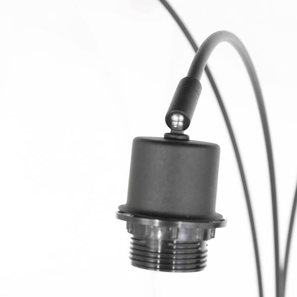 Vloerlamp Sparkled Light type D zwart - aluminium - 30 x 180 x 75 cm