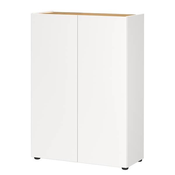 Garderobenkombi Alviano 2-teilig rund Weiß