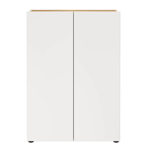 Garderobenkombi Alviano 2-teilig rund Weiß