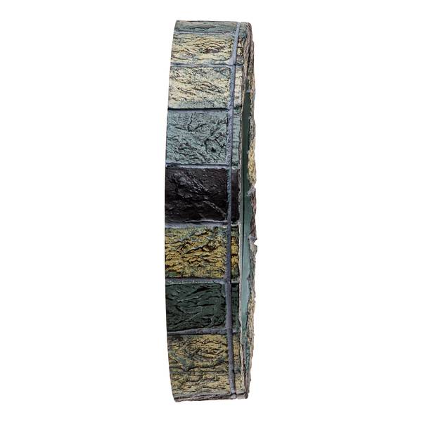 Funk-Wanduhr Yanes Multicolor - Klarglas - Kunstharz - 26 x 26 x 6 cm