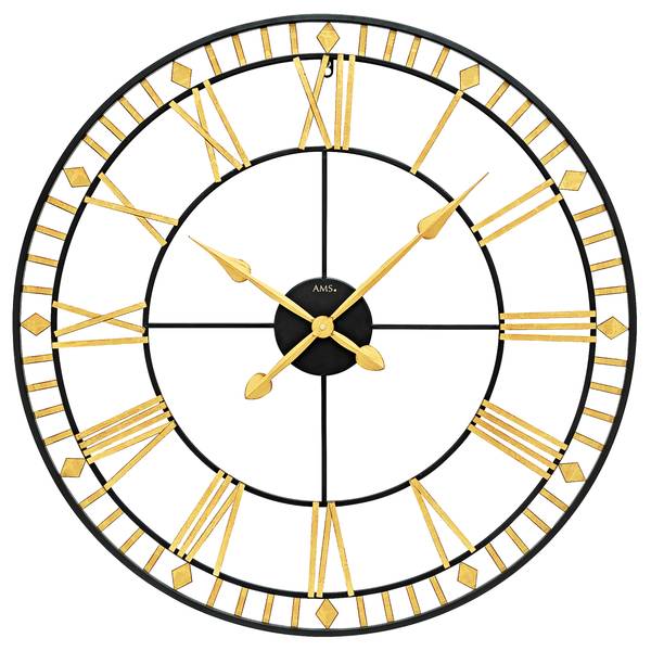 Wanduhr Pien Multicolor - Eisen - 80 x 80 x 6 cm