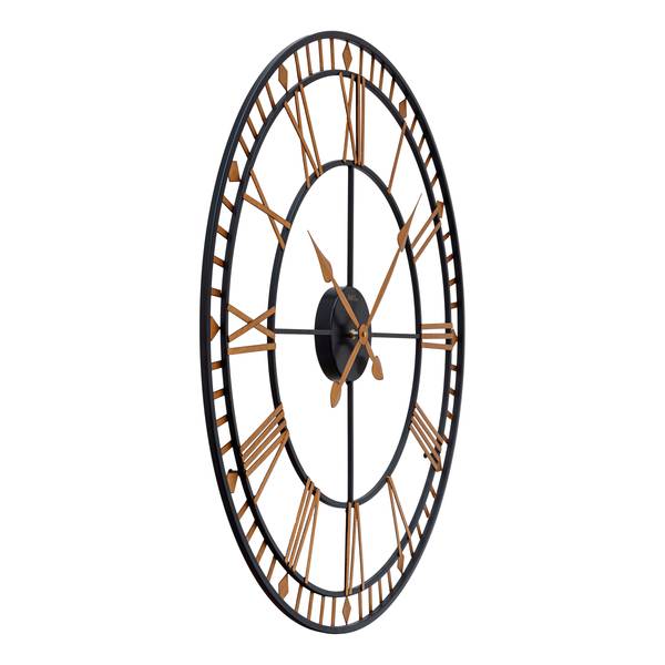Wanduhr Pien Multicolor - Eisen - 80 x 80 x 6 cm