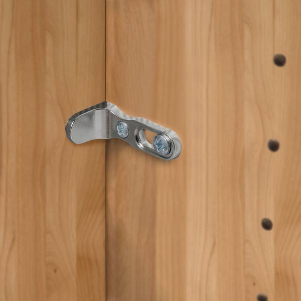 Drehtürenschrank Cardiff - Spiegeltür B Eiche teilmassiv - 246 x 216 cm