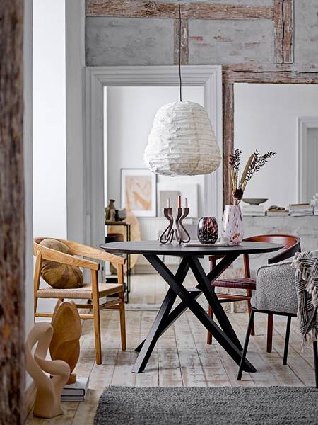 Tappeto a pelo corto Madeleine B Tessuto misto - Grigio