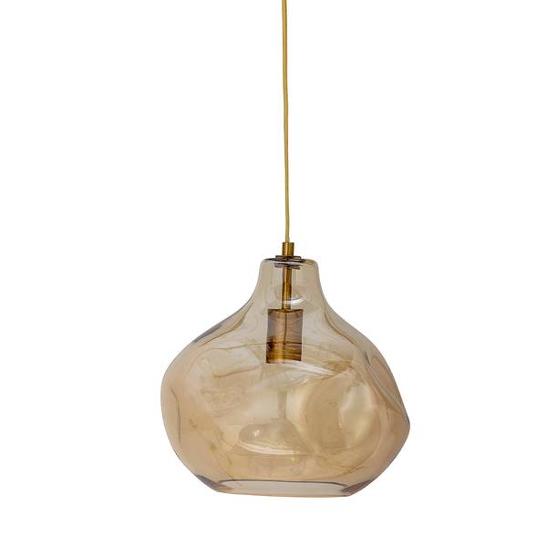 Suspension Azizi Verre coloré / métal - 1 ampoule
