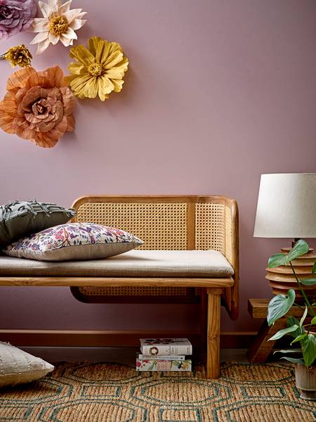 Tappeto a pelo corto Fry Iuta - Naturale