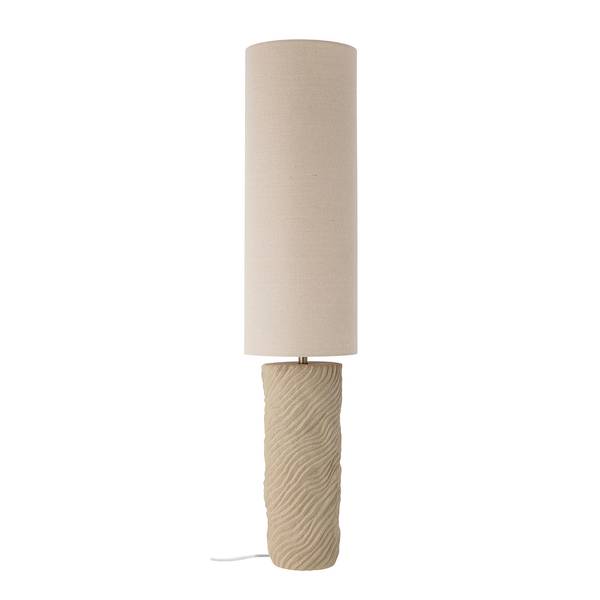 Stehleuchte Payah Steingut / Leinen - 1-flammig