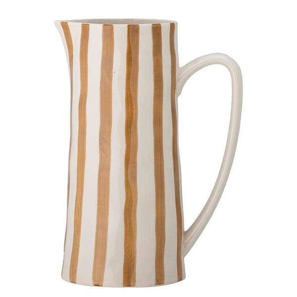 Krug Begonia Steingut - Braun / Beige