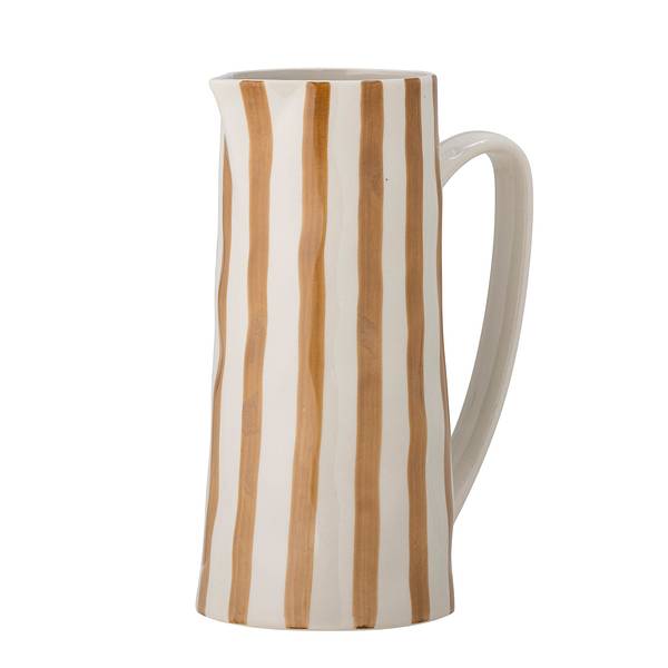 Krug Begonia Steingut - Braun / Beige
