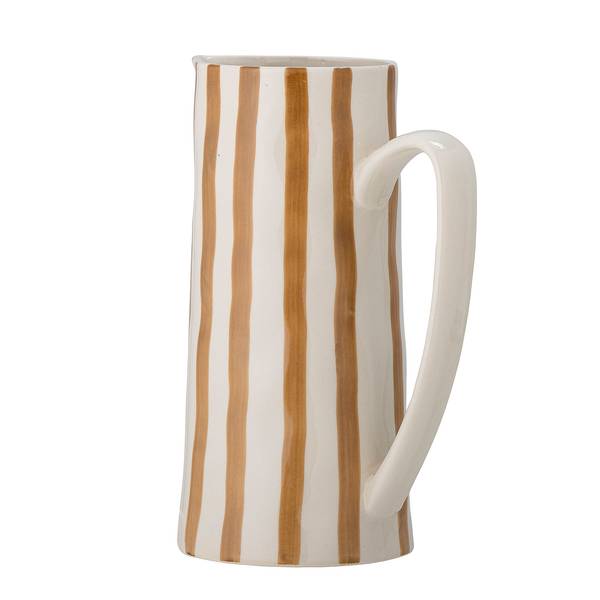 Krug Begonia Steingut - Braun / Beige