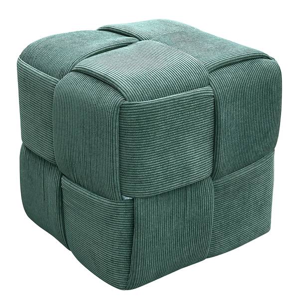 Polsterhocker Rakopi Cord - Mintgrün