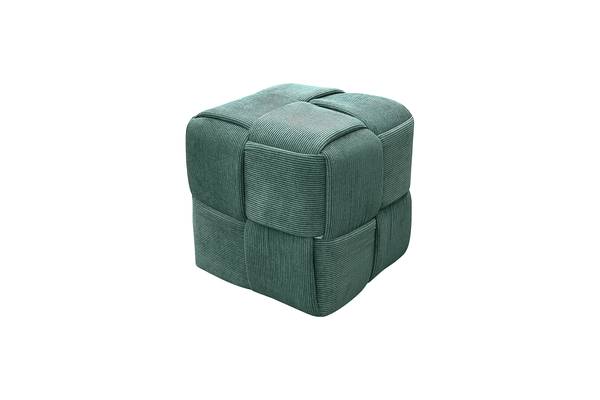Polsterhocker Rakopi Cord - Mintgrün