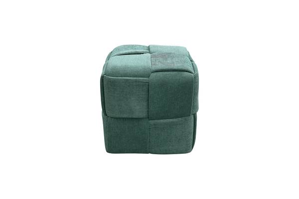 Polsterhocker Rakopi Cord - Mintgrün
