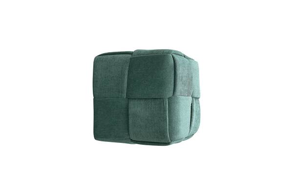 Polsterhocker Rakopi Cord - Mintgrün