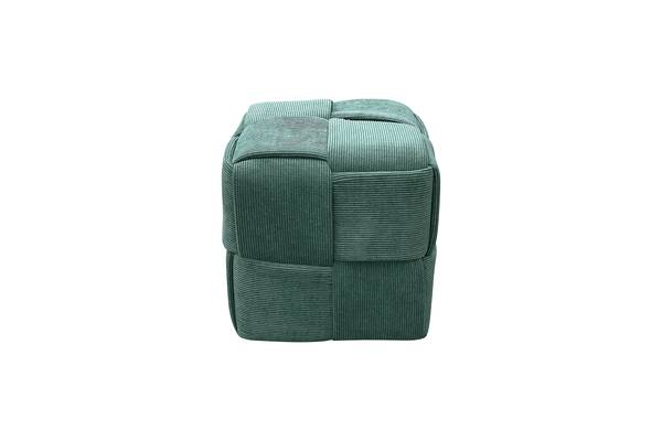 Polsterhocker Rakopi Cord - Mintgrün