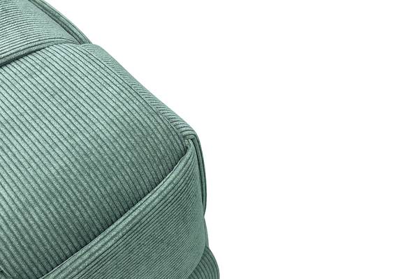 Polsterhocker Rakopi Cord - Mintgrün