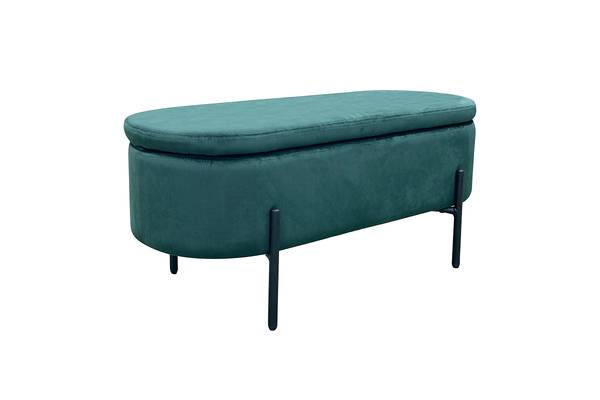 Polsterbank Pemula Samt - Türkis