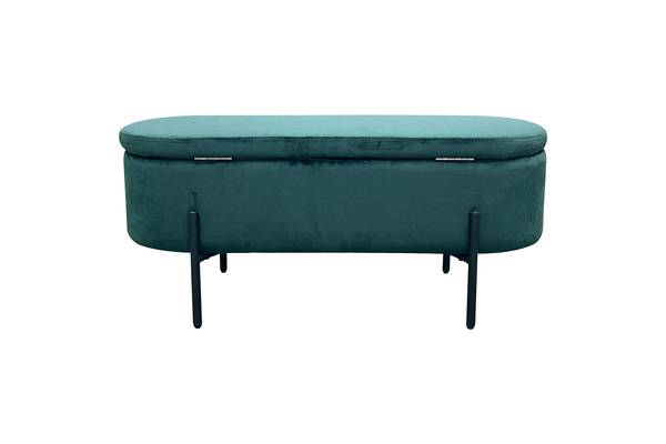 Polsterbank Pemula Samt - Türkis