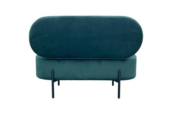 Polsterbank Pemula Samt - Türkis