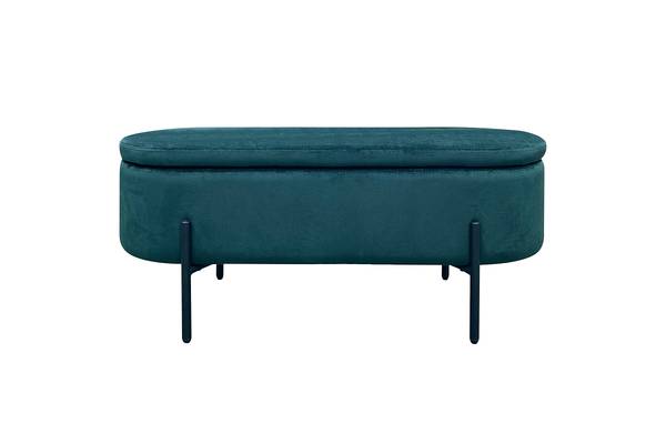 Polsterbank Pemula Samt - Türkis