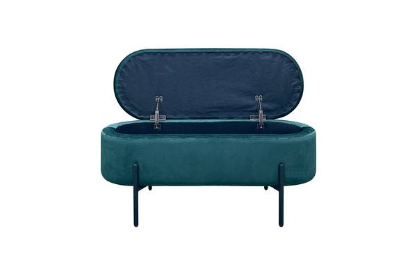 Polsterbank Pemula Samt - Türkis