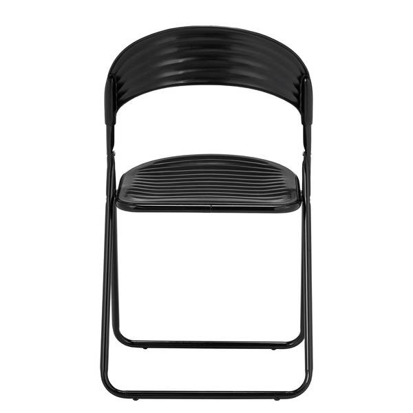 Set di 2 sedie pieghevoli Oisar Nero