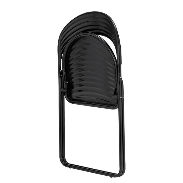 Set di 2 sedie pieghevoli Oisar Nero