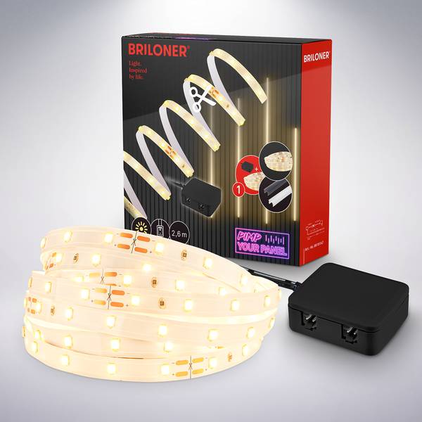 Set LED Pimp your Panel A Nero - Polipropilene - 1 x 0.5 x 263 cm