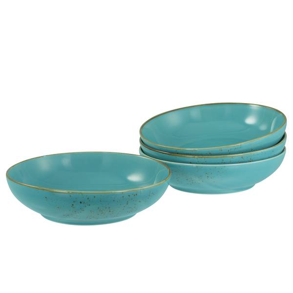 Bols Nature Water 4 pièces type B Bleu - Porcelaine - Hauteur : 6 cm