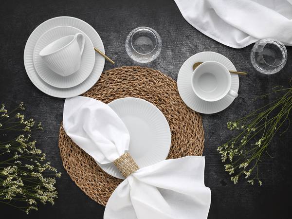 Kaffeeservice Valencia 18-teilig Weiß