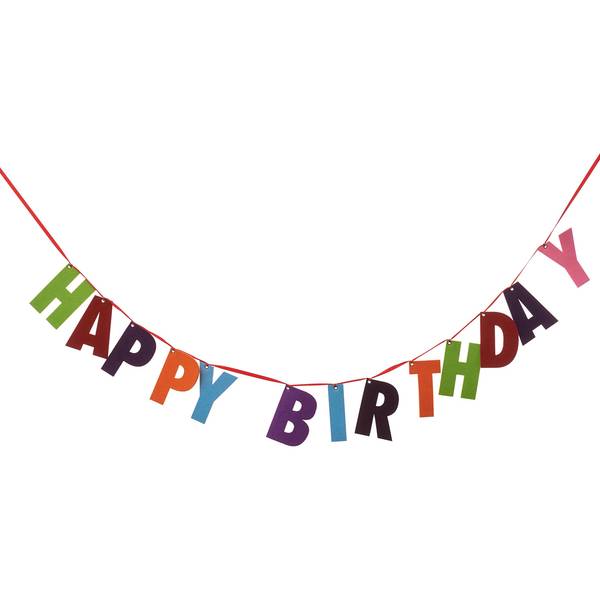 Girlande Happy Birthday Ballerina – 167 Cm Lange Geburtstagsdekoration