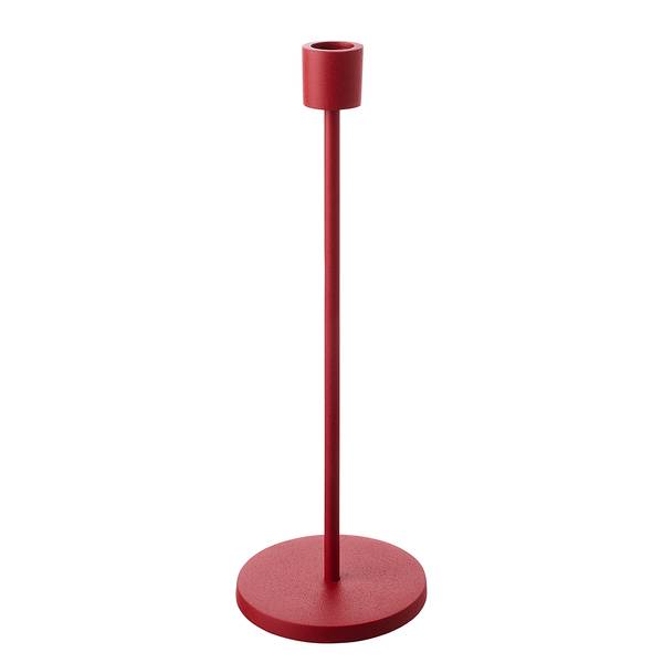 4er Set Kerzenständer Schwarz - Metall Kerzenhalter Mit 2 Spießen, 8cm Durchmesser