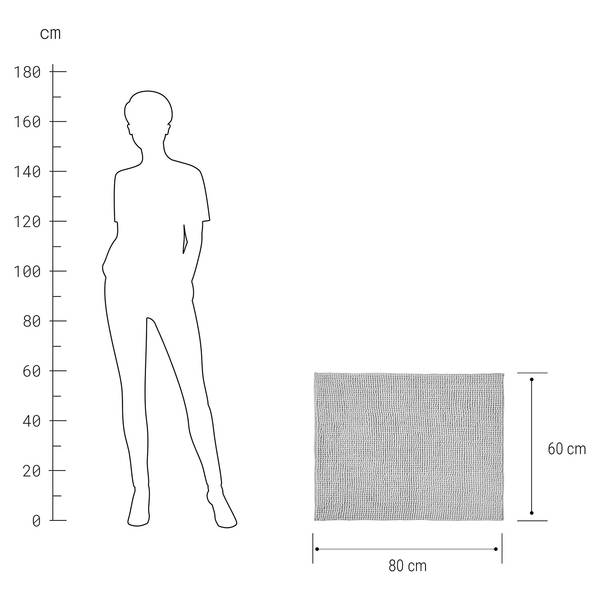 Badematte POPEYE 4er-Set Polyester