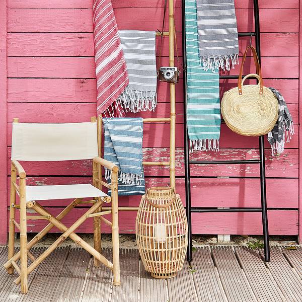 Set di 5 teli da mare SURFSIDE cotone - Blu