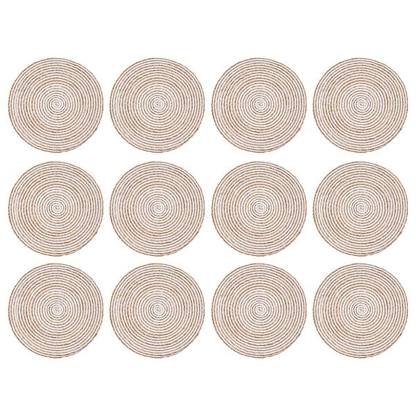 Set de table SAUVAGE - Lot de 12 Zostère, jute