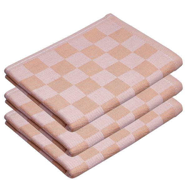 Set di 3 canovacci CHECKER STYLE cotone - Beige