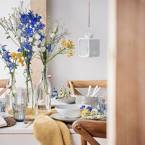 Bouteille SWING à clip - Lot de 6 Verre, acier inoxydable, plastique