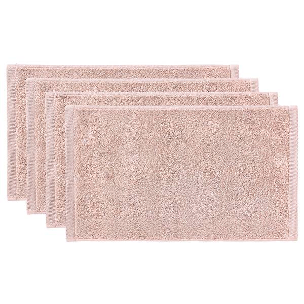 Gästehandtuch FABULOUS 4er-Set Baumwolle - Pink