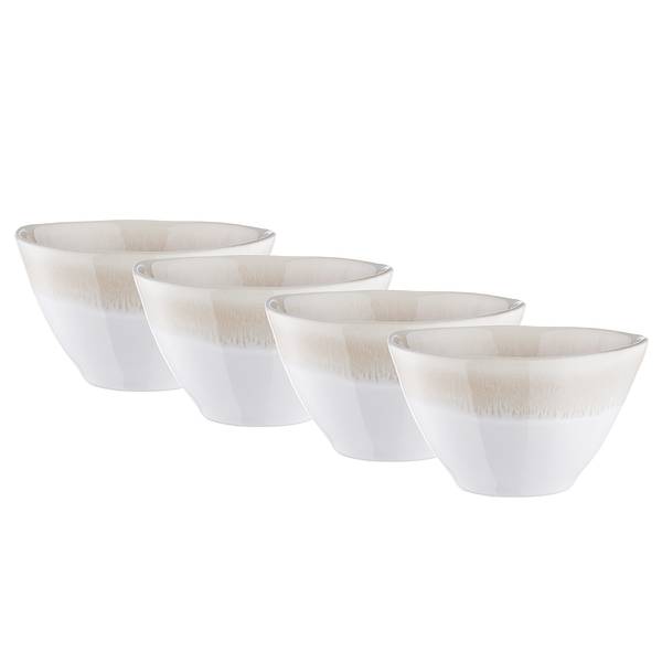 Set di 4 scodelle ATLANTIS Grès - Beige