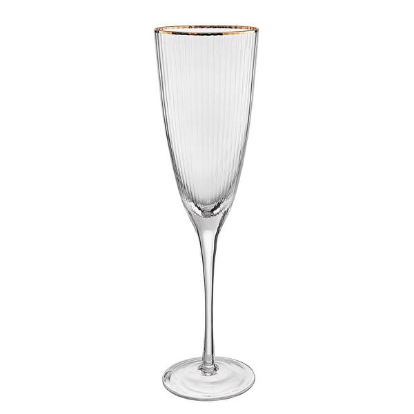 Champagnerflöte GOLDEN TWENTIES 4er-Set Klarglas - Transparent