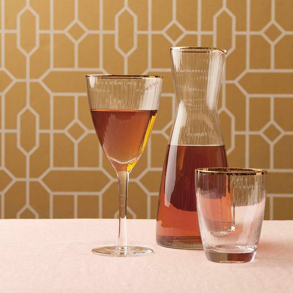 Wasserglas GOLDEN TWENTIES 4er-Set Klarglas - Transparent