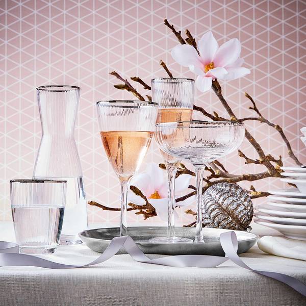 Wasserglas GOLDEN TWENTIES 4er-Set Klarglas - Transparent