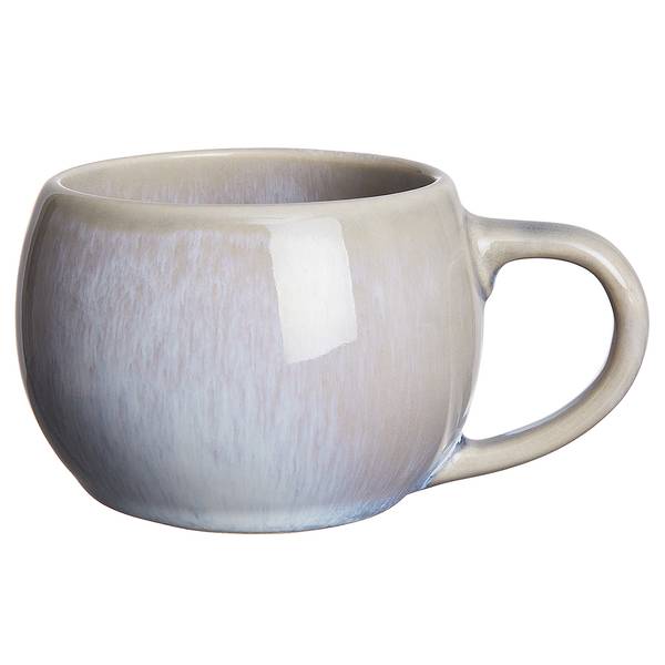 Espressotasse COTTAGE 6er-Set Grau - 7 x 6 x 7 cm