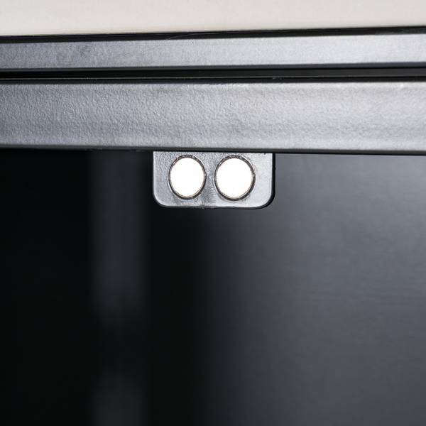 Küchenschrank Teterton Marmor / Metall - Marmor Weiß / Schwarz