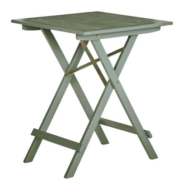 Set di 3 mobili da esterno LODGE Legno di acacia - Salvia - Color salvia