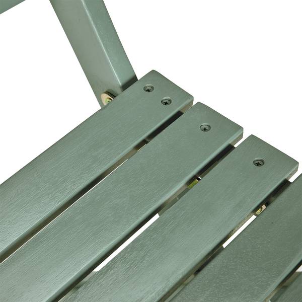 Set di 3 mobili da esterno LODGE Legno di acacia - Salvia - Color salvia