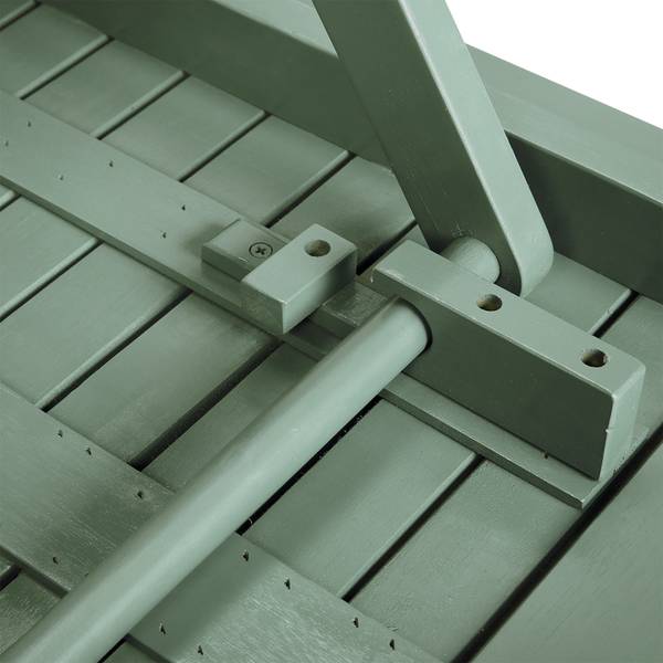 Set di 3 mobili da esterno LODGE Legno di acacia - Salvia - Color salvia