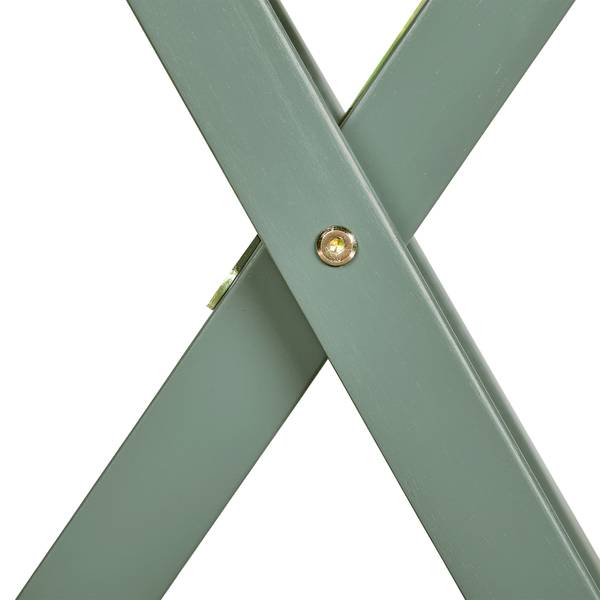 Set di 3 mobili da esterno LODGE Legno di acacia - Salvia - Color salvia